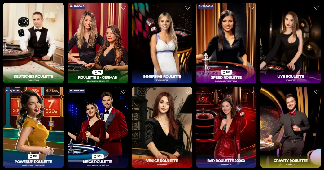 nyxbets casino live roulette