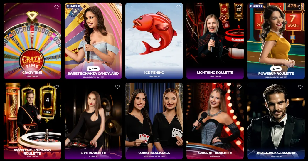 nyxbets casino live top