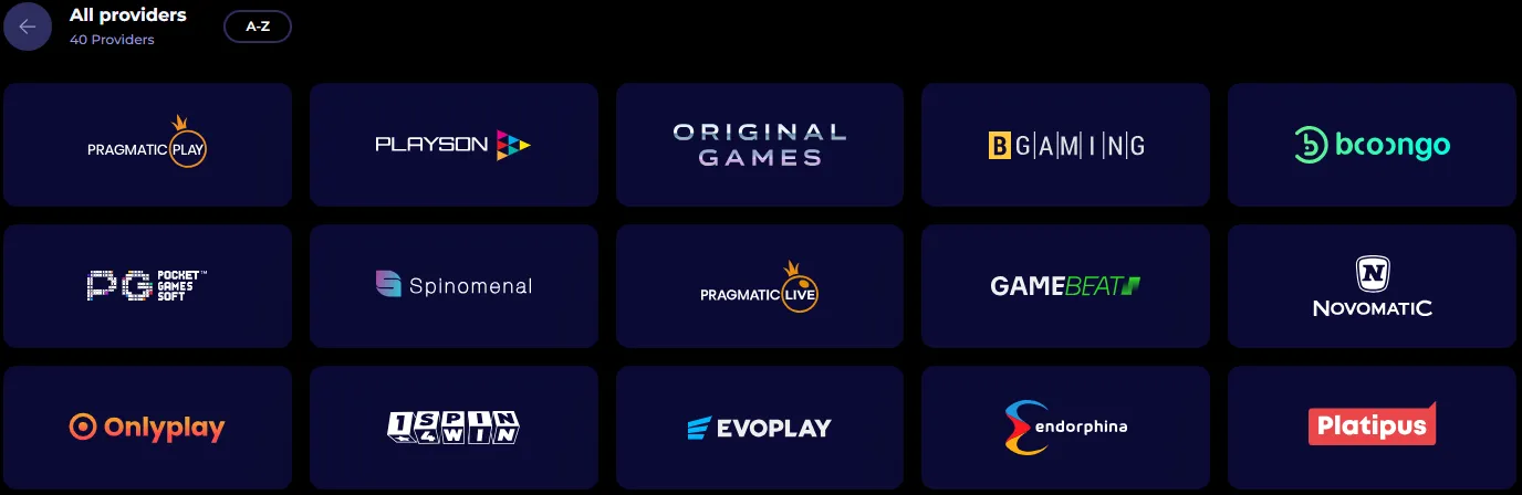 nyxbets casino providers